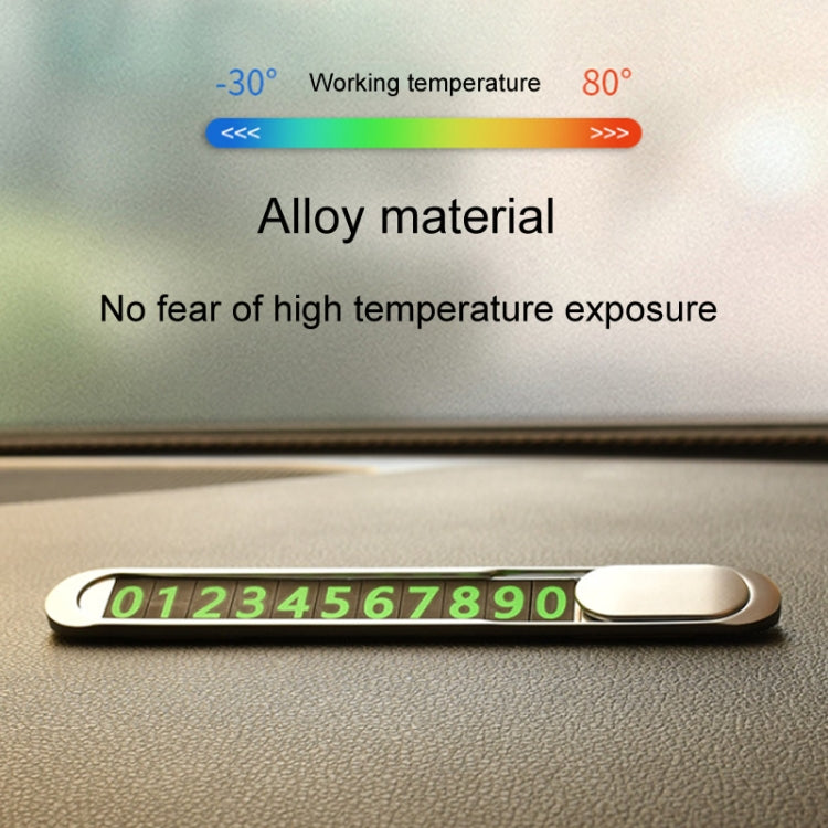 T1 Car Hidden Moving Phone Plate Vehicle Temporary Parking Number Board