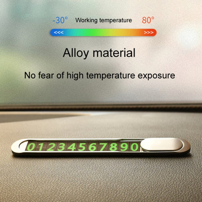 T1 Car Hidden Moving Phone Plate Vehicle Temporary Parking Number Board