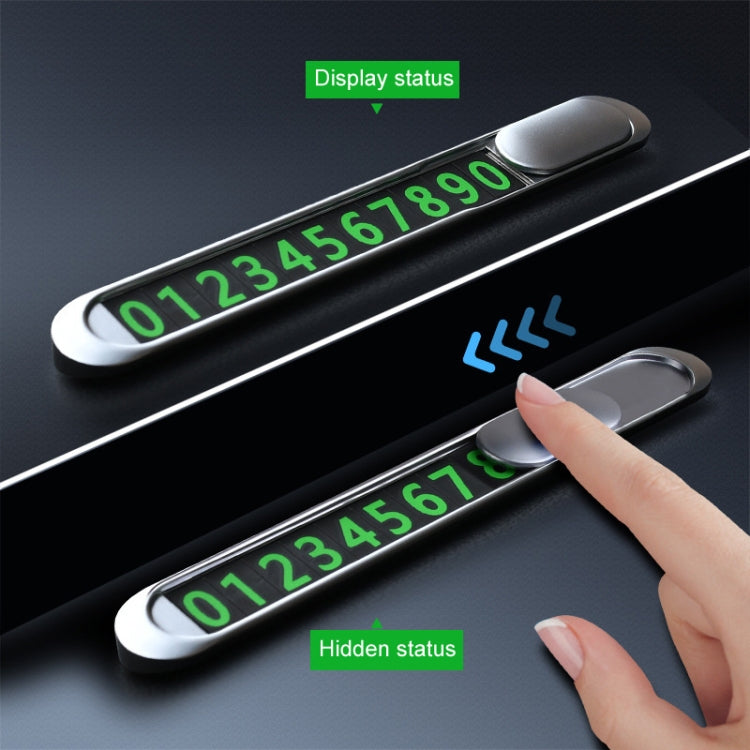 T1 Car Hidden Moving Phone Plate Vehicle Temporary Parking Number Board
