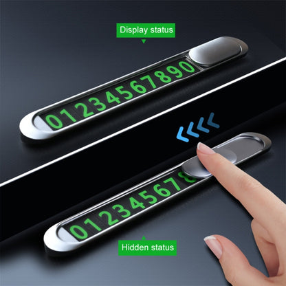 T1 Car Hidden Moving Phone Plate Vehicle Temporary Parking Number Board