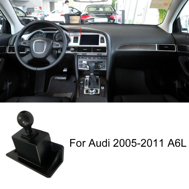 For Audi Left Driving Car Mobile Phone Holder Mounting Base, 05-11 A6L, 06-15 Q7, 09-16 A4L/A5, 10-18 Q5, 10-19 A1, 11-17 A8L, 12-18 A6L, 13-18 Q3, 14-20 A3, 16-19 Q7, 17-23 A4L-A5-S4-S5, 18-22 Q5L, 18-23 A8L, 19-22 Q2L, 19-23 A6L, 19-23 Q3, 20-21 Q7/Q...