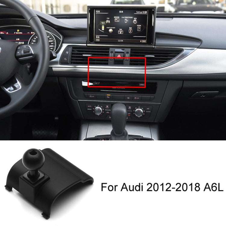 For Audi Left Driving Car Mobile Phone Holder Mounting Base, 05-11 A6L, 06-15 Q7, 09-16 A4L/A5, 10-18 Q5, 10-19 A1, 11-17 A8L, 12-18 A6L, 13-18 Q3, 14-20 A3, 16-19 Q7, 17-23 A4L-A5-S4-S5, 18-22 Q5L, 18-23 A8L, 19-22 Q2L, 19-23 A6L, 19-23 Q3, 20-21 Q7/Q...
