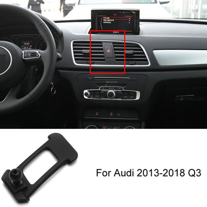 For Audi Left Driving Car Mobile Phone Holder Mounting Base, 05-11 A6L, 06-15 Q7, 09-16 A4L/A5, 10-18 Q5, 10-19 A1, 11-17 A8L, 12-18 A6L, 13-18 Q3, 14-20 A3, 16-19 Q7, 17-23 A4L-A5-S4-S5, 18-22 Q5L, 18-23 A8L, 19-22 Q2L, 19-23 A6L, 19-23 Q3, 20-21 Q7/Q...