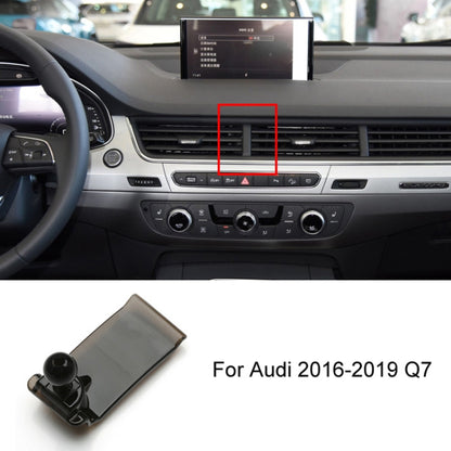 For Audi Left Driving Car Mobile Phone Holder Mounting Base, 05-11 A6L, 06-15 Q7, 09-16 A4L/A5, 10-18 Q5, 10-19 A1, 11-17 A8L, 12-18 A6L, 13-18 Q3, 14-20 A3, 16-19 Q7, 17-23 A4L-A5-S4-S5, 18-22 Q5L, 18-23 A8L, 19-22 Q2L, 19-23 A6L, 19-23 Q3, 20-21 Q7/Q...