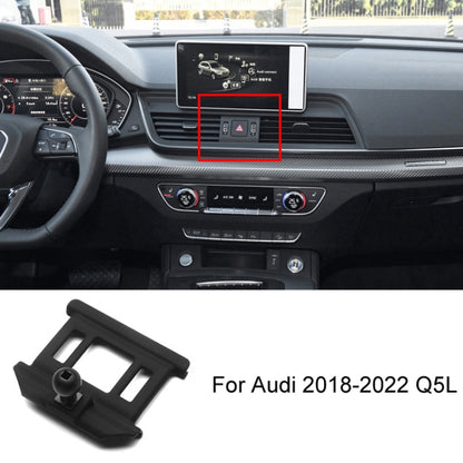 For Audi Left Driving Car Mobile Phone Holder Mounting Base, 05-11 A6L, 06-15 Q7, 09-16 A4L/A5, 10-18 Q5, 10-19 A1, 11-17 A8L, 12-18 A6L, 13-18 Q3, 14-20 A3, 16-19 Q7, 17-23 A4L-A5-S4-S5, 18-22 Q5L, 18-23 A8L, 19-22 Q2L, 19-23 A6L, 19-23 Q3, 20-21 Q7/Q...