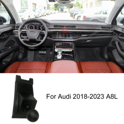 For Audi Left Driving Car Mobile Phone Holder Mounting Base, 05-11 A6L, 06-15 Q7, 09-16 A4L/A5, 10-18 Q5, 10-19 A1, 11-17 A8L, 12-18 A6L, 13-18 Q3, 14-20 A3, 16-19 Q7, 17-23 A4L-A5-S4-S5, 18-22 Q5L, 18-23 A8L, 19-22 Q2L, 19-23 A6L, 19-23 Q3, 20-21 Q7/Q...