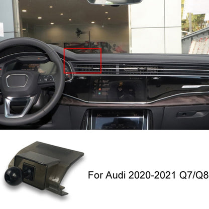 For Audi Left Driving Car Mobile Phone Holder Mounting Base, 05-11 A6L, 06-15 Q7, 09-16 A4L/A5, 10-18 Q5, 10-19 A1, 11-17 A8L, 12-18 A6L, 13-18 Q3, 14-20 A3, 16-19 Q7, 17-23 A4L-A5-S4-S5, 18-22 Q5L, 18-23 A8L, 19-22 Q2L, 19-23 A6L, 19-23 Q3, 20-21 Q7/Q...