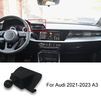 For Audi Left Driving Car Mobile Phone Holder Mounting Base, 05-11 A6L, 06-15 Q7, 09-16 A4L/A5, 10-18 Q5, 10-19 A1, 11-17 A8L, 12-18 A6L, 13-18 Q3, 14-20 A3, 16-19 Q7, 17-23 A4L-A5-S4-S5, 18-22 Q5L, 18-23 A8L, 19-22 Q2L, 19-23 A6L, 19-23 Q3, 20-21 Q7/Q...