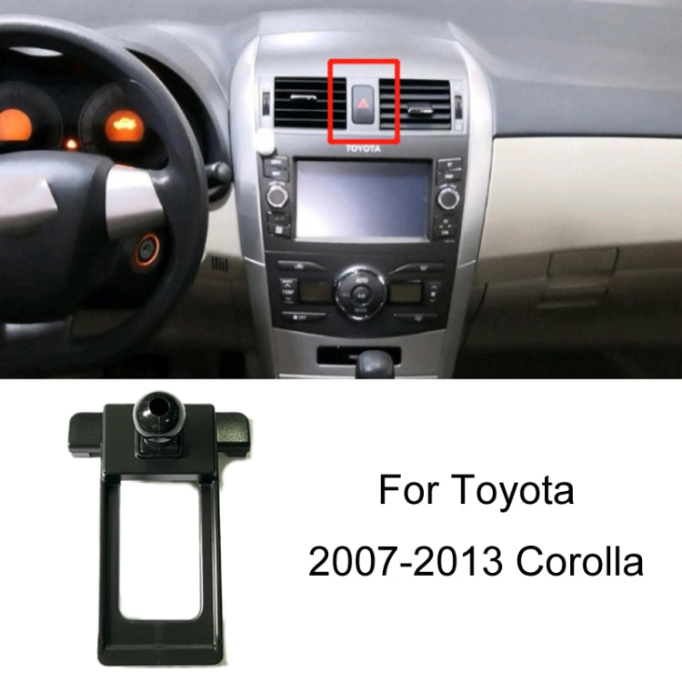 For Toyota Car Air Outlet Phone Holder Base, 05-09 Reiz Left Driving, 06-11 Camry Left Driving, 07-11 Tundra Left Driving, 07-13 Corolla Left Driving, 07-17 Land Cruiser For Left & Right, 09-12 RAV4 Left Driving, 09-14 Highlander Left Driving          ...