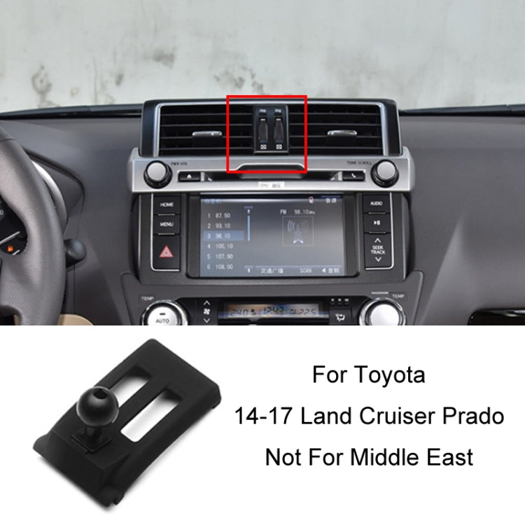 For Toyota Car Air Outlet Phone Holder Base, 05-09 Reiz Left Driving, 06-11 Camry Left Driving, 07-11 Tundra Left Driving, 07-13 Corolla Left Driving, 07-17 Land Cruiser For Left & Right, 09-12 RAV4 Left Driving, 09-14 Highlander Left Driving          ...