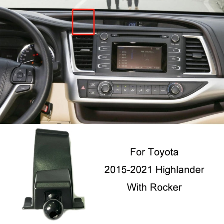 For Toyota Car Air Outlet Phone Holder Base, 05-09 Reiz Left Driving, 06-11 Camry Left Driving, 07-11 Tundra Left Driving, 07-13 Corolla Left Driving, 07-17 Land Cruiser For Left & Right, 09-12 RAV4 Left Driving, 09-14 Highlander Left Driving          ...