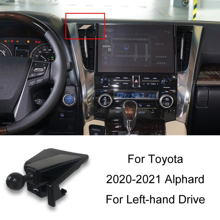 For Toyota Car Air Outlet Phone Holder Base, 05-09 Reiz Left Driving, 06-11 Camry Left Driving, 07-11 Tundra Left Driving, 07-13 Corolla Left Driving, 07-17 Land Cruiser For Left & Right, 09-12 RAV4 Left Driving, 09-14 Highlander Left Driving          ...