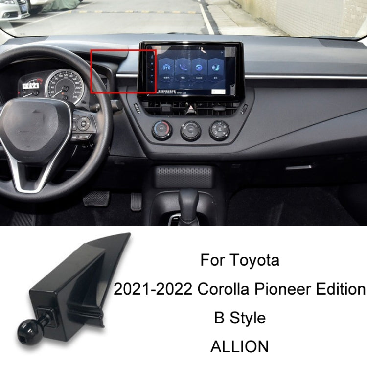 For Toyota Car Air Outlet Phone Holder Base, 05-09 Reiz Left Driving, 06-11 Camry Left Driving, 07-11 Tundra Left Driving, 07-13 Corolla Left Driving, 07-17 Land Cruiser For Left & Right, 09-12 RAV4 Left Driving, 09-14 Highlander Left Driving          ...