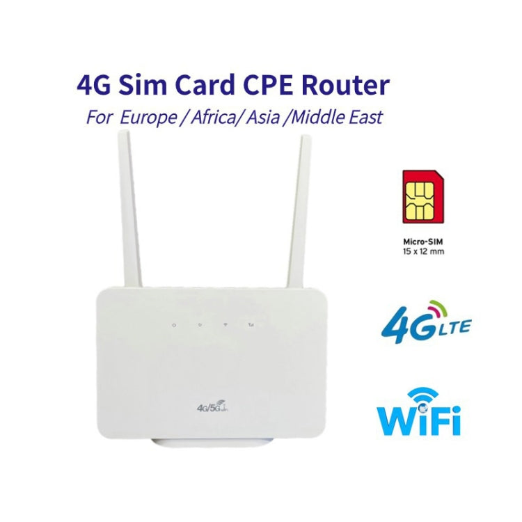 4G CPE Wireless Plug-In Mobile Router Network Cable Mobile WiFi, EU Plug, Eurasian Version, Asian Version