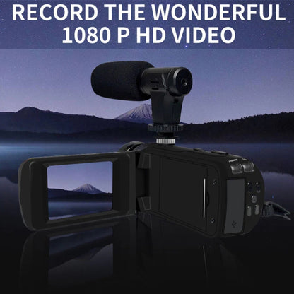 16MP 16X Digital Zoom Vlogging Camera Video Camcorder with 2.4 Inch Flip Screen, Standard US Plug, Standard EU Plug, Standard UK Plug, Standard AU Plug, With Wide Angle & Mic US Plug, With Wide Angle & Mic EU Plug, With Wide Angle & Mic UK Plug