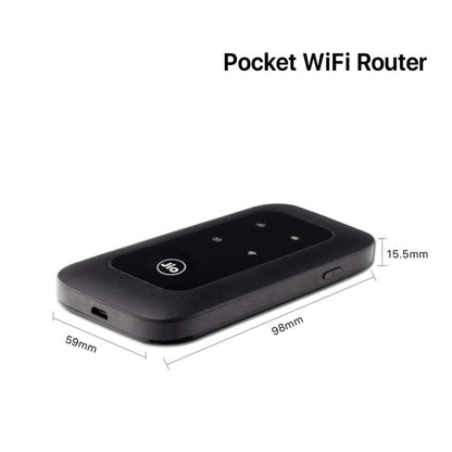 Jio MF680S 4G+ Wireless SIM Card Router Portable WiFi, European Version, Asian Version