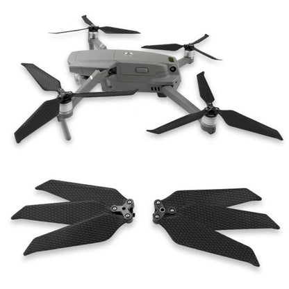 For DJI Mavic 2 Pro / Zoom 8743F Carbon Fiber Three-blade Propeller, 1pair