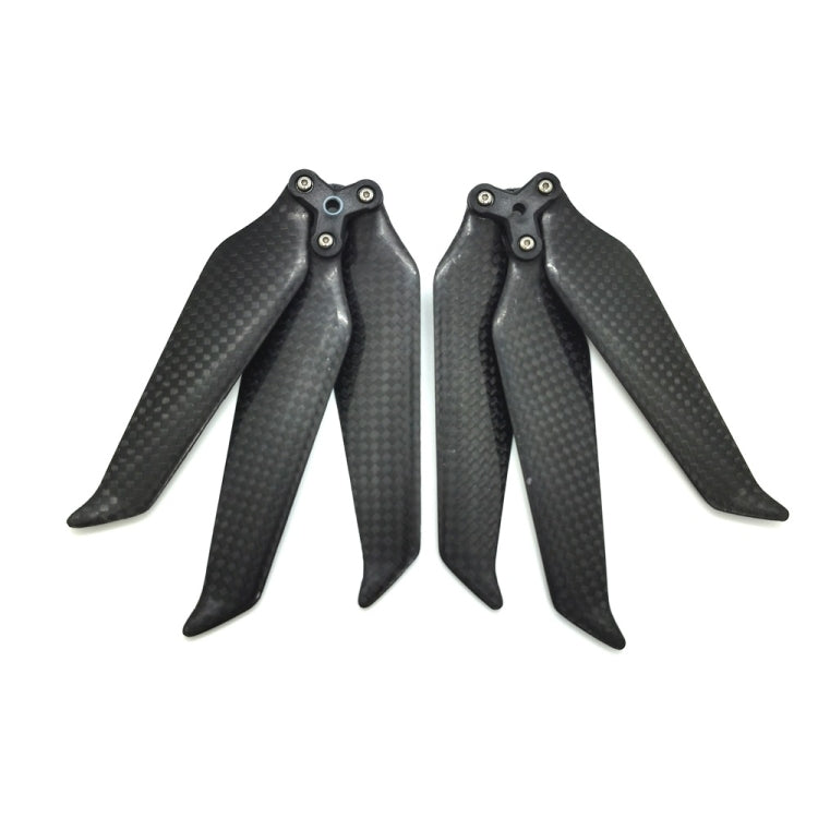 For DJI Mavic 2 Pro / Zoom 8743F Carbon Fiber Three-blade Propeller, 1pair
