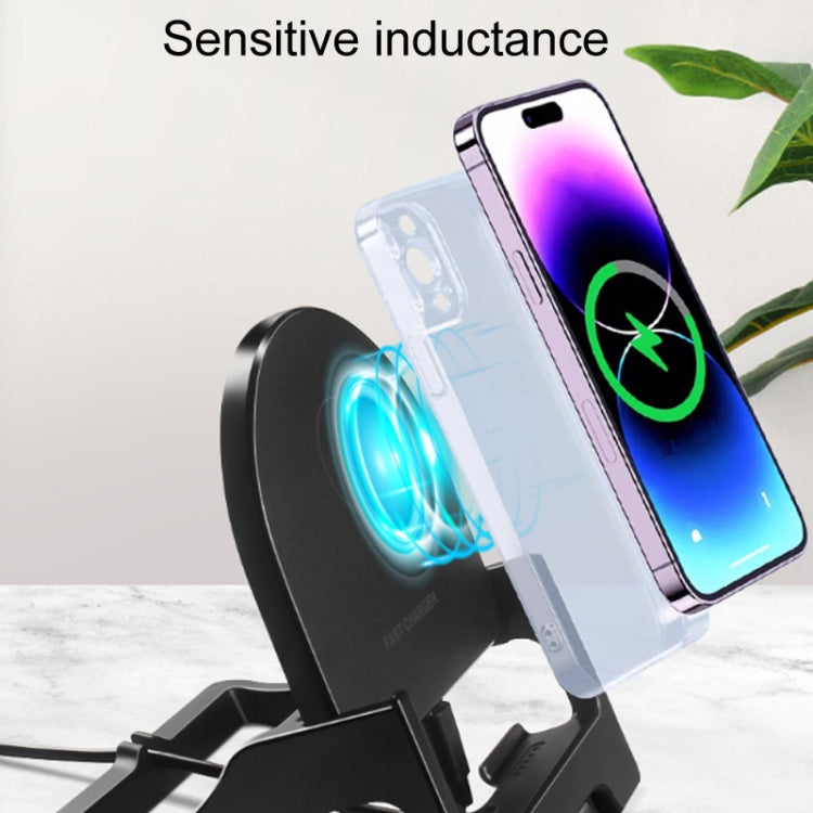 15W Desktop Vertical Cell Phone Wireless Charging Stand