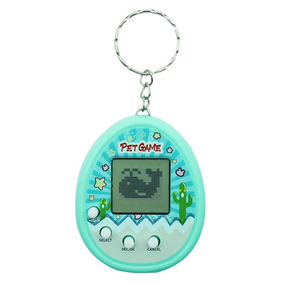 Electronic Pet Game Toy Feed Genie Nostalgic Virtual Cyber Digital Game Keychain Toy For Kids, Cactus (Pink), Cactus (Green), Cactus (White), Chick (Pink), Chick (Blue), Chick (Purple)