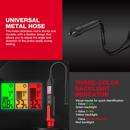 HABOTEST HT663L Motorcycle Vehicle Brake Fluid Moisture Detection Pen, HT663L