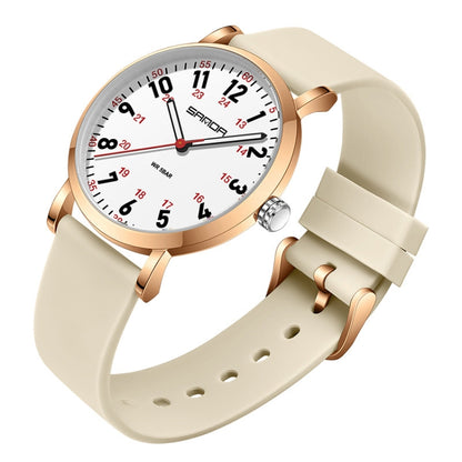 SANDA Quartz Watch Simple Temperament Casual Women Watch