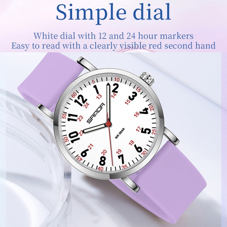SANDA Quartz Watch Simple Temperament Casual Women Watch