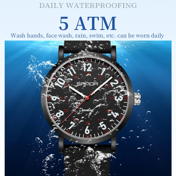 SANDA Quartz Watch Simple Temperament Casual Women Watch