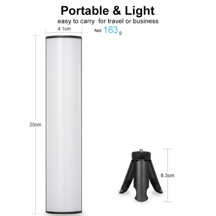 VLOGLITE Full Colorful Handheld Fill Light Stick Live Photography Ambient Light Outdoor Lighting, W200RGB