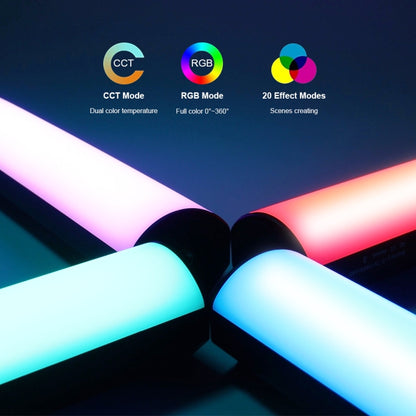 VLOGLITE Full Colorful Handheld Fill Light Stick Live Photography Ambient Light Outdoor Lighting, W200RGB