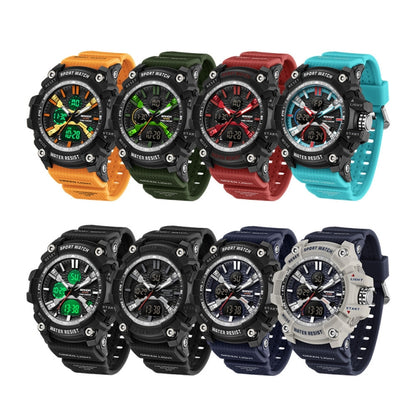 SANDA Men Electronic Watch Outdoor Sports Luminous Watch