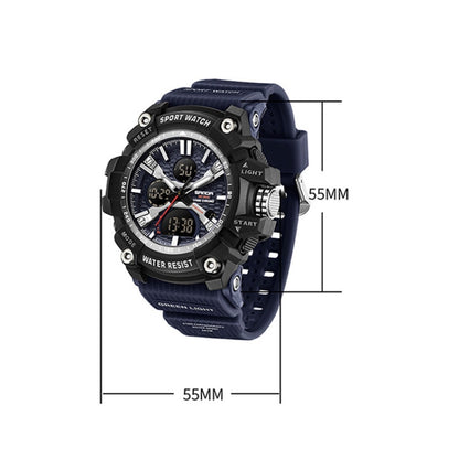 SANDA Men Electronic Watch Outdoor Sports Luminous Watch