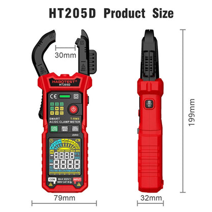 HABOTEST HT205D Clamp Intelligent Anti-Burning Multi-Function High Precision Digital Multimeter, HT205D