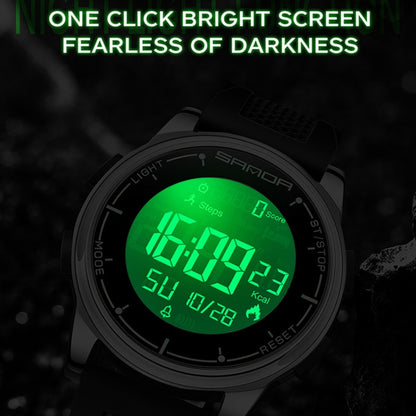 SANDA Student Sports Watch Calorie Counting Electronic Watch Sleep Monitoring Smart Watch