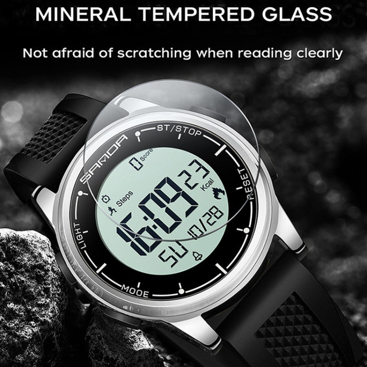 SANDA Student Sports Watch Calorie Counting Electronic Watch Sleep Monitoring Smart Watch