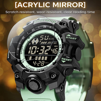 SANDA Outdoor Sports Watch Simple Multifunction Electronic Watch