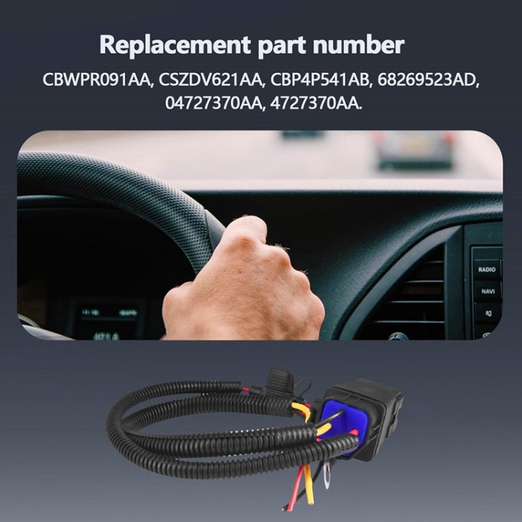 Vehicle Fuel Pump Relay Wiring Harness Kit, For Jeep / Dodge / Chrysler