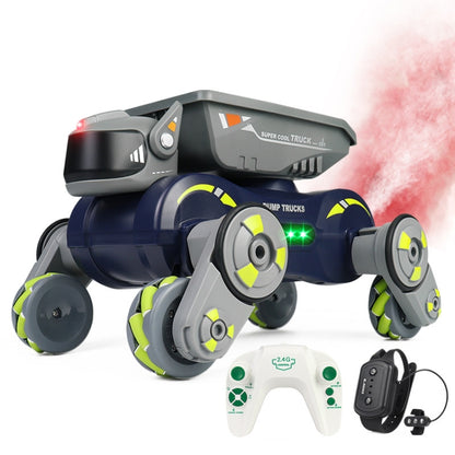Eight Wheel Stunt Robot Dog Smart Gesture Sensor RC Kids Toy Car With Lights Music Spray Car, Green Single RC, Orange Single RC, Green Dual RC, Orange Dual RC, Tank Green Single RC, Tank Orange Single RC, Tank Green Dual RC, Tank Orange Dual RC