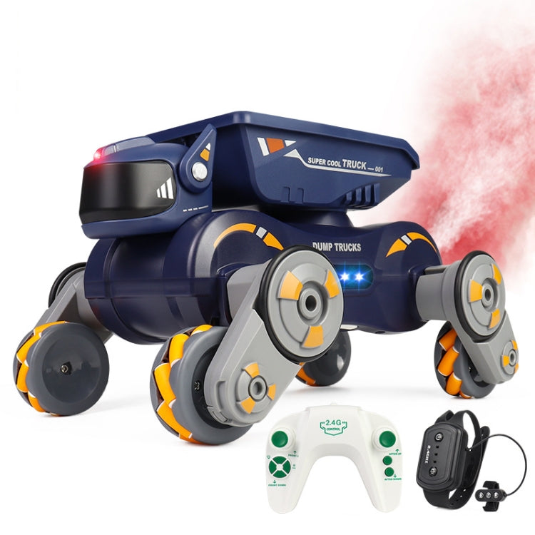 Eight Wheel Stunt Robot Dog Smart Gesture Sensor RC Kids Toy Car With Lights Music Spray Car, Green Single RC, Orange Single RC, Green Dual RC, Orange Dual RC, Tank Green Single RC, Tank Orange Single RC, Tank Green Dual RC, Tank Orange Dual RC