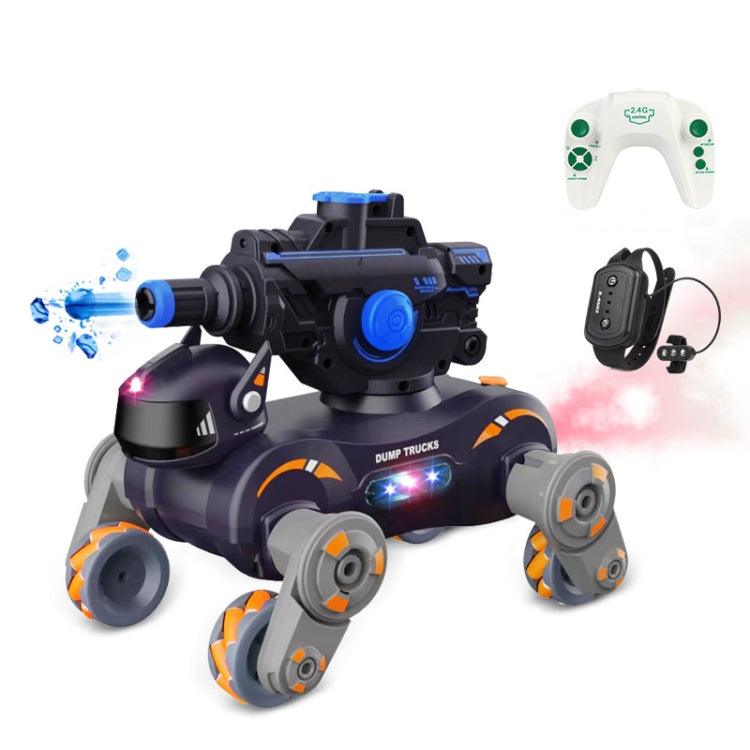 Eight Wheel Stunt Robot Dog Smart Gesture Sensor RC Kids Toy Car With Lights Music Spray Car, Green Single RC, Orange Single RC, Green Dual RC, Orange Dual RC, Tank Green Single RC, Tank Orange Single RC, Tank Green Dual RC, Tank Orange Dual RC