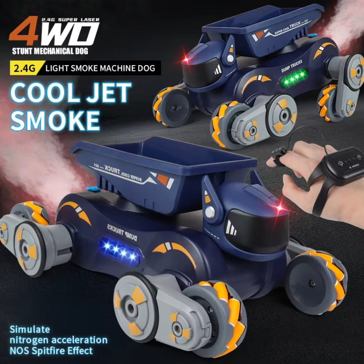 Eight Wheel Stunt Robot Dog Smart Gesture Sensor RC Kids Toy Car With Lights Music Spray Car, Green Single RC, Orange Single RC, Green Dual RC, Orange Dual RC, Tank Green Single RC, Tank Orange Single RC, Tank Green Dual RC, Tank Orange Dual RC