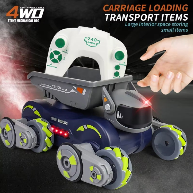 Eight Wheel Stunt Robot Dog Smart Gesture Sensor RC Kids Toy Car With Lights Music Spray Car, Green Single RC, Orange Single RC, Green Dual RC, Orange Dual RC, Tank Green Single RC, Tank Orange Single RC, Tank Green Dual RC, Tank Orange Dual RC