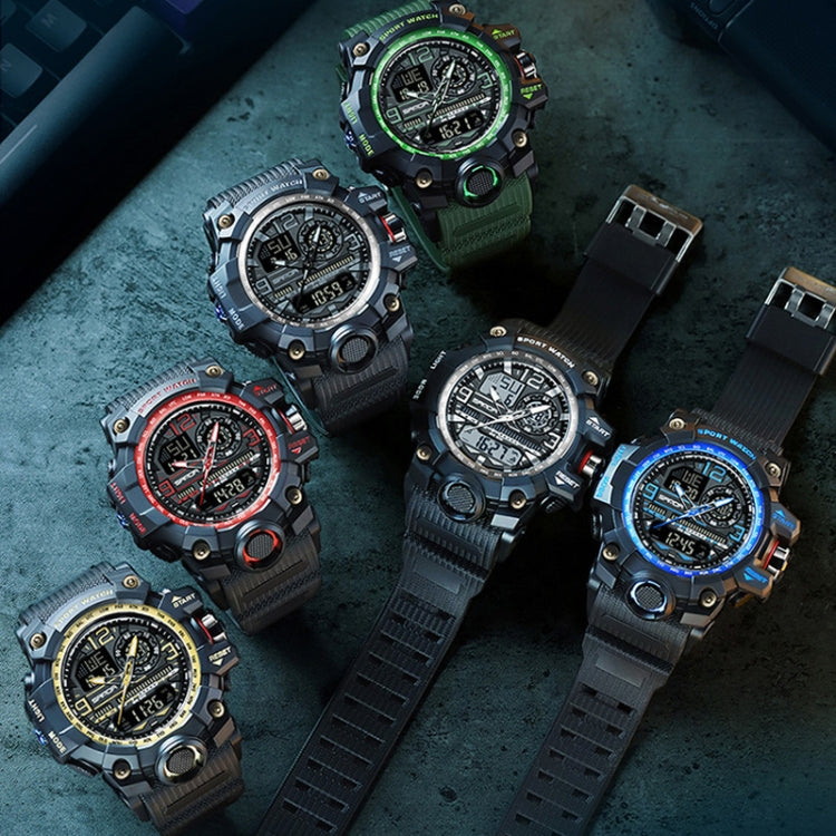 SANDA Student Teenager Electronic Watch Multi-functional Wristwatch