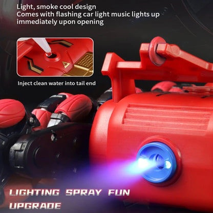2.4G Kids Remote Control Toy Car Stunt Robot Dog Gesture Sensor Lights Music Spray Climbing Car, Blue Single RC, Red Single RC, Blue Dual RC, Red Dual RC