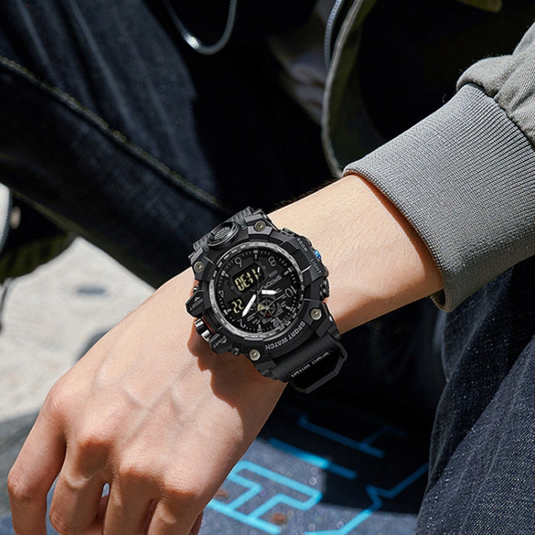 SANDA Teenagers Sports Electronic Watch Men Personalised Wristwatch