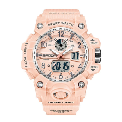 SANDA Couple Electronic Watch Women Personalised Luminous Wristwatch