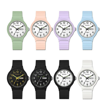 SANDA Medium Double Calendar Electronic Quartz Watch Outdoor Leisure Men Women Students Wristwatch