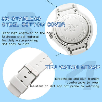 SANDA Medium Double Calendar Electronic Quartz Watch Outdoor Leisure Men Women Students Wristwatch