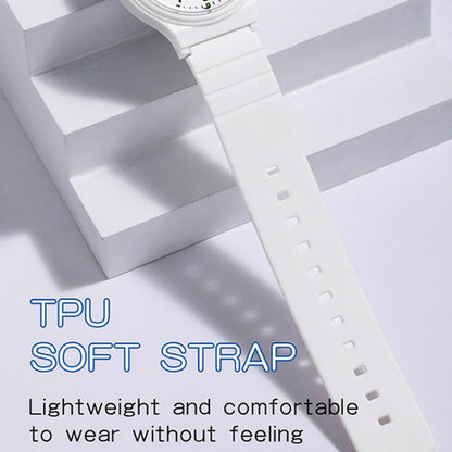 SANDA Medium Double Calendar Electronic Quartz Watch Outdoor Leisure Men Women Students Wristwatch
