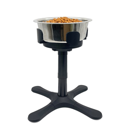 Adjustable Food Bowl Heightening Stand For Medium And Large Pet Dogs, Bracket 1pc, Bracket 2pcs, Bracket + Stainless Steel Bowl, Bracket + Blue Stainless Steel Bowl